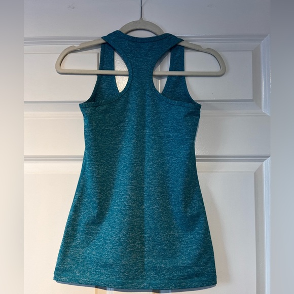 Speckled turquoise workout top - Picture 2 of 3